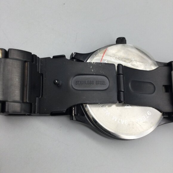 MVMT Classic 44 Watch Men Black Date Stainless New Battery 7.5" - Picture 10 of 13